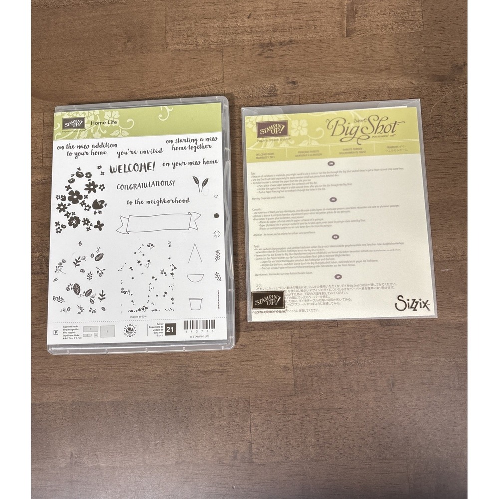 Stampin' Up! Home Life Stamp Set & Welcome Home Framelits Dies